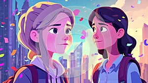 An animated video showcasing the benefits of emotional intelligence and how it improves emotion regulation in teenagers photo