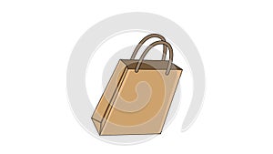 animated video of the totebag icon