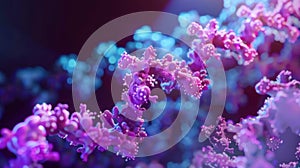 An animated view of the multiple steps involved in mRNA splicing including intron recognition and ligation photo