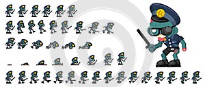 Animated Zombie Character Sprites