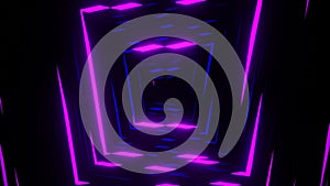 Animation background with flashing glowing ultra violet lines. Motion graphic abstract backdrop