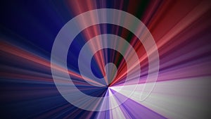 Animation of beautiful rainbow light radial background. Abstract motion background with shining lights. Colorful gradient changes
