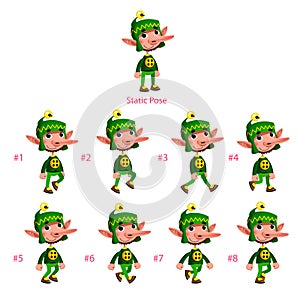 Animation of Dwarf walking.