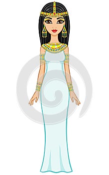 Animation Egyptian princess