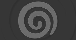 Animation of grey concentric circles pulsating on seamless loop