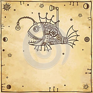 Animation mechanical fish