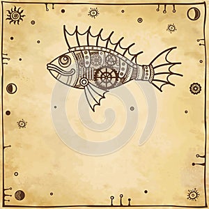 Animation mechanical fish