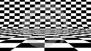 Animation Moving background chessboard patterns.