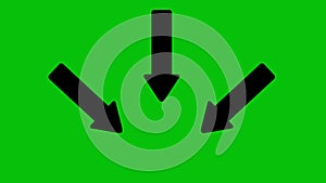 animation three arrows pointing
