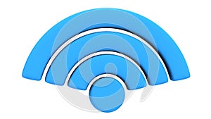 Animation of Wireless Network Symbol rotate