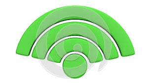 Animation of Wireless Network Symbol rotate