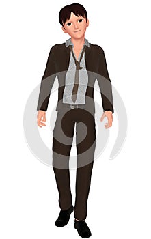 Anime suave young guy