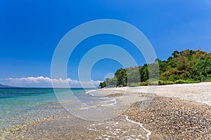 Aninuan beach, Puerto Galera, Oriental Mindoro in the Philippines, landscape view photo