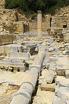Anique plumbing in archaeological excavations,