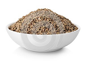 Anise seeds in plate