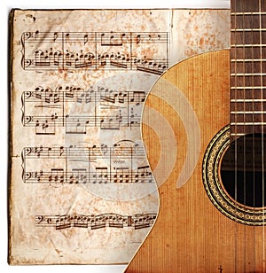 Anitique guitar