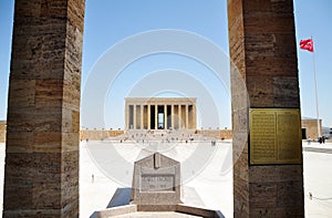 Anitkabir Ataturk`s Mausoleum with Tomb of Ismet Inonu, Ankara, Turkey