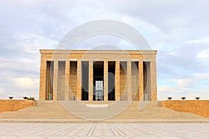 Anitkabir - mausoleum of Mustafa Kemal Ataturk first president of Turkey photo