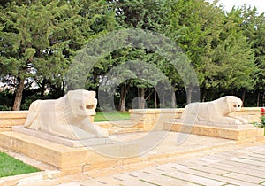 Anitkabir - mausoleum of Mustafa Kemal Ataturk first president of Turkey photo