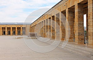 Anitkabir - mausoleum of Mustafa Kemal Ataturk first president of Turkey photo