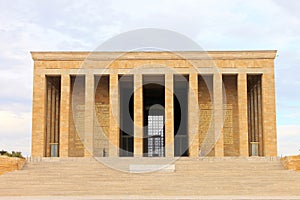 Anitkabir - mausoleum of Mustafa Kemal Ataturk first president of Turkey photo