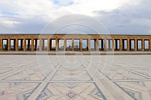 Anitkabir - mausoleum of Mustafa Kemal Ataturk first president of Turkey photo