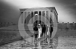 Anitkabir, Ankara, Turkey - Mausoleum of Ataturk, Mustafa Kemal Ataturk, first president of the Republic of Turkey