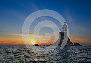 Aniva - The abandoned lighthouse in the Sakhalin Island,Russia