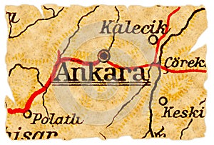 Ankara old map