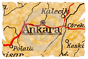 Ankara old map