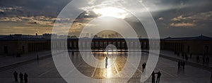 Ankara view from Ataturk mausoleum Anitkabir. Ankara, Turkey