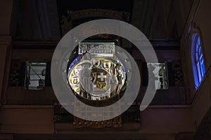 The Anker or Ankeruhr wall clock in Vienna, Austria