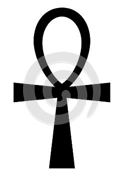 Ankh life symbol (vector)