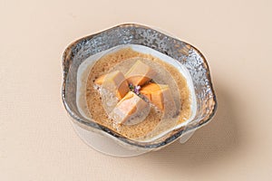 Ankimo, monkfish liver with ponzu sauce