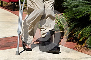 Ankle Brace Crutches