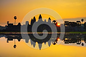 Ankor Wat, photo taken at sunrise