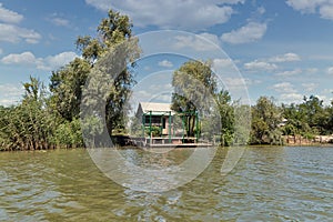 Ankudinovo river summer houses. Vilkove, Ukraine