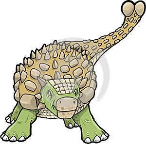 Ankylosaurus Dinosaur Vector photo