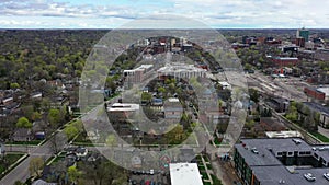 Ann Arbor, Drone View, Downtown, Amazing Landscape, Michigan