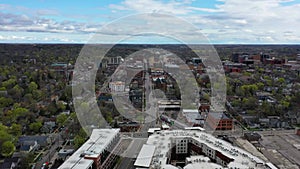 Ann Arbor, Drone View, Downtown, Michigan, Amazing Landscape