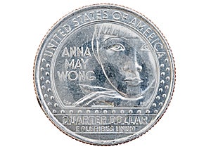 Anna May Wong Commemorative Quarter Coin