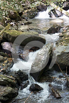 Waterfall in the Blue Ridge Maountains photo