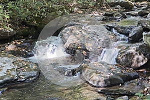 Waterfall in the Blue Ridge Maountains photo
