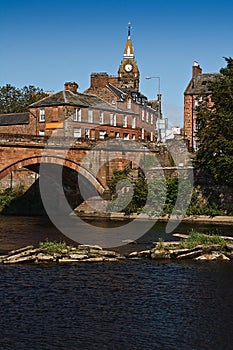 Annan Bridge and Town Hall