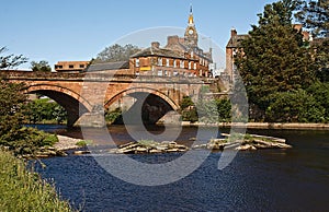 Annan Bridge and Town Hall