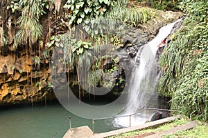 Annandale waterfall on the Caribbean island of Granada