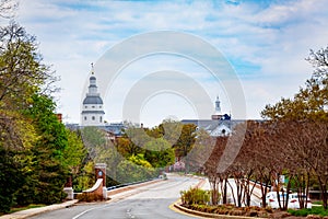 Annapolis entrance panorama Maryland capital city