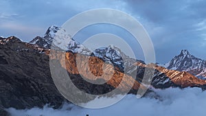 Annapurna dusk