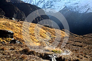 Annapurna hiking trail