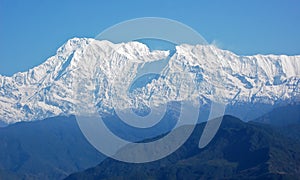 Annapurna - majestic mountain in Himalaya photo